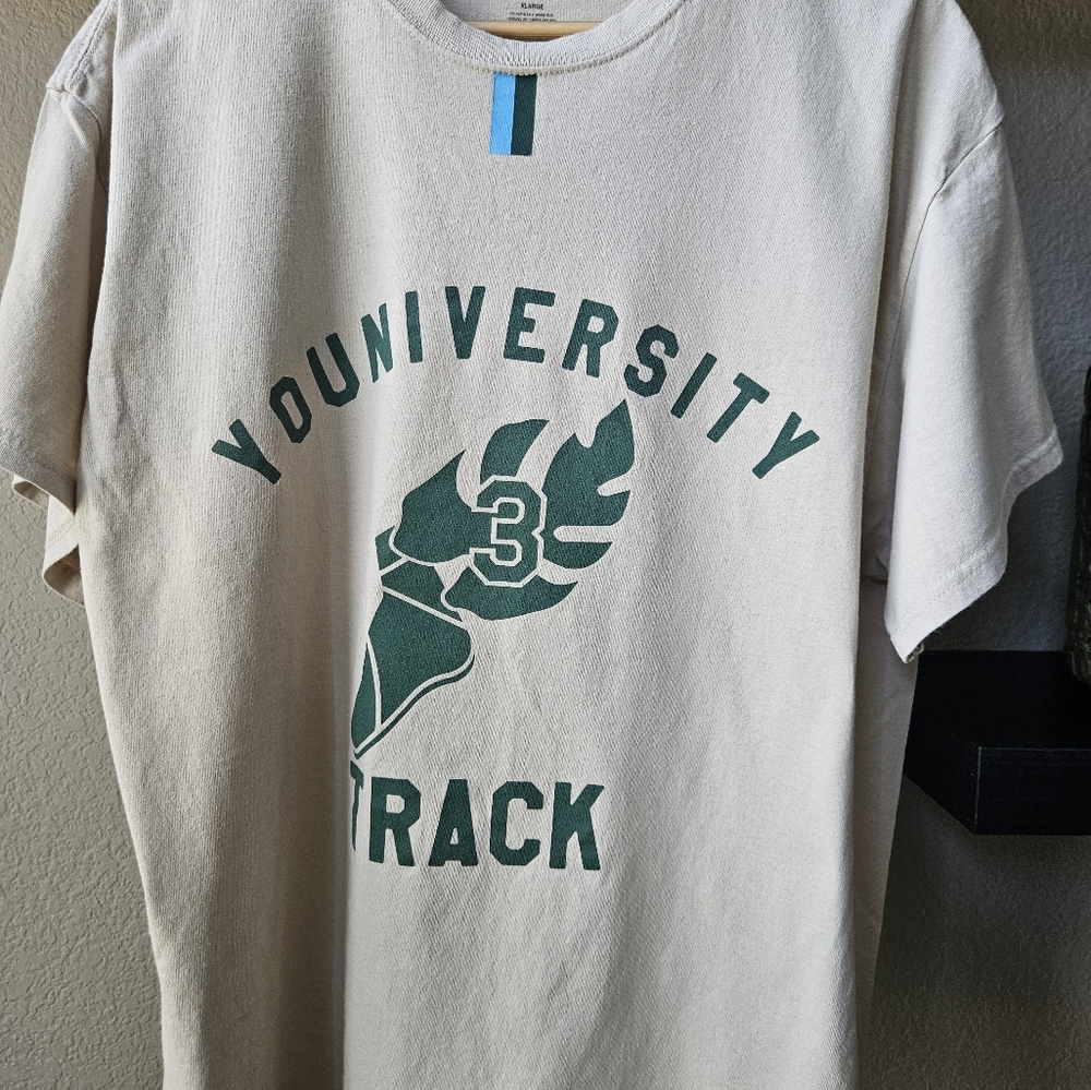 Youniversity Track Men's Gray T-Shirt XL